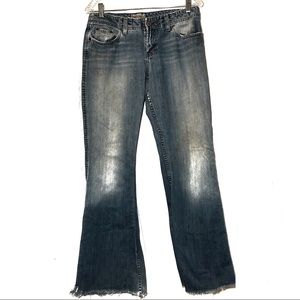 BKE harbor jeans raw hem 30 x 31